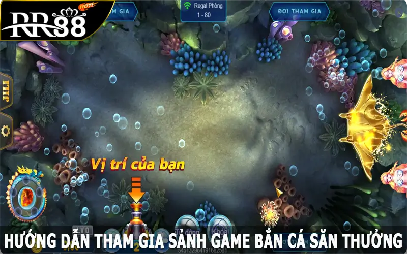 Hướng dẫn tham gia sảnh game bắn cá săn thưởng RR88