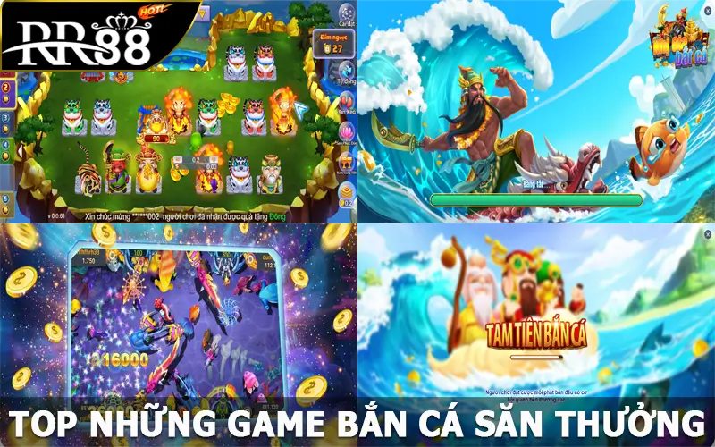 Top những game bắn cá săn thưởng đang phát hành tại RR88