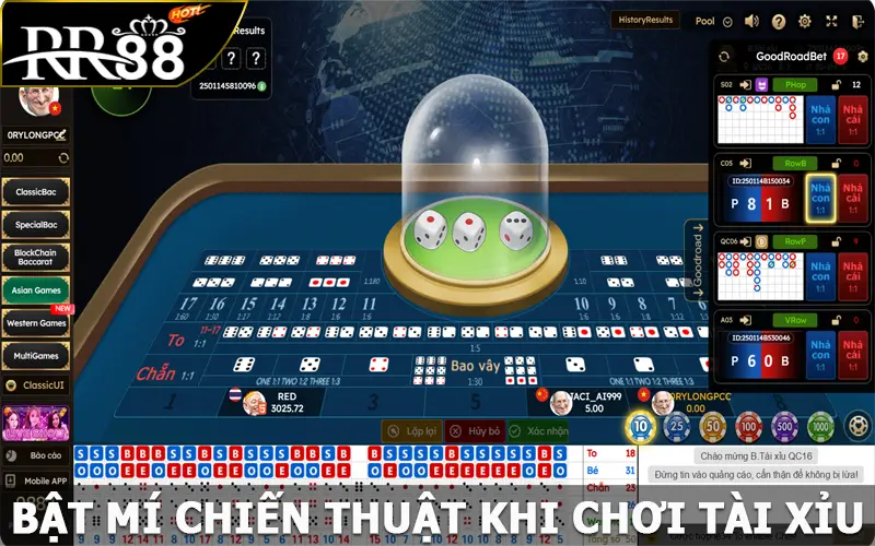 Bật mí chiến thuật khi chơi tài xỉu tại RR88 thắng lớn