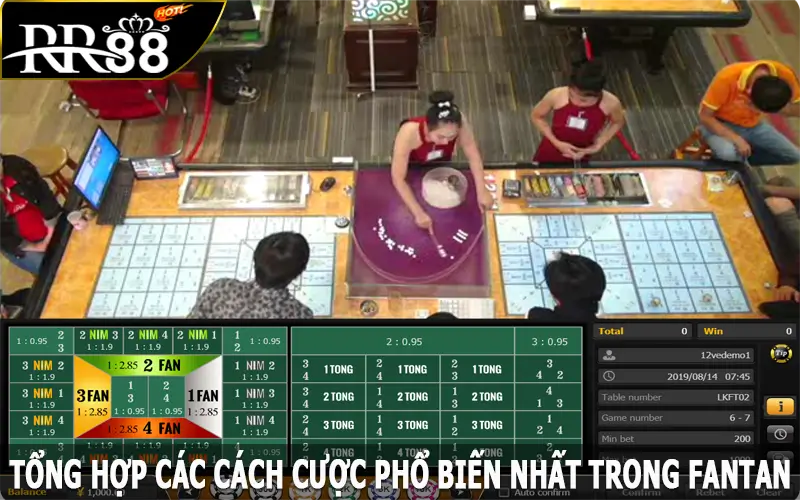 Tổng hợp các cách cược phổ biến nhất trong Fantan tại RR88