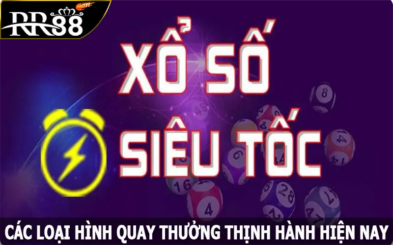 Các loại hình quay thưởng thịnh hành hiện nay